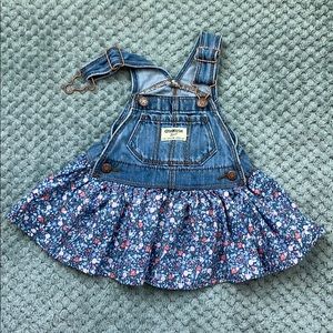 Pretty Osh Kosh overall dress.